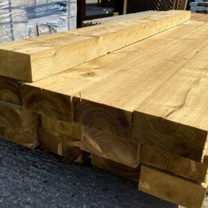 Green Soft Wood Sleepers